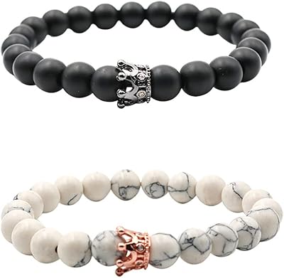 Mutual attraction bracelets for couples of eternal love wishes set of jewelry.. DIAYTAR NIGERIA: Your trusted partner for affordable online shopping with reliable delivery timeframes.