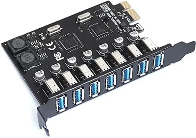 PCI Express PCIe Riser USB 3.0 to 7 port extension card with technology.. Discover the convenience of DIAYTAR NIGERIA's vast e-commerce platform with delivery in just 5-8 days.