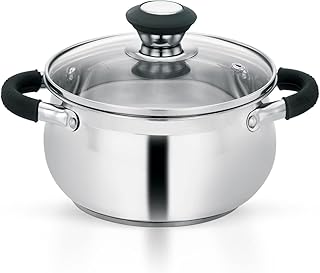 Royalford nano pan with glass cover 16 cm - RF11580 durable, robust and robust stainless stainless steel with lid in wet silver glass.. Shop smarter with Nigeria's premier e-commerce platform, featuring affordable products delivered nationwide.