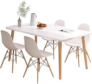 Dining table set with 4 chairs set of modern rectangular metal furniture.. No delays, no drama — just fast, affordable shopping with DIAYTAR Nigeria.