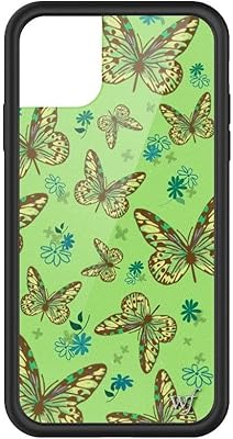 Wild flower shells in limited edition compatible with iPhone 11 (Sage butterfly).. Big savings, small wait times — shop now at DIAYTAR Nigeria.