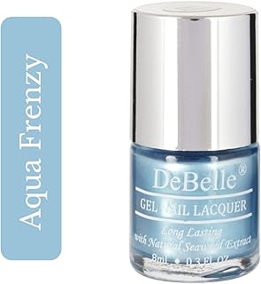 Gel nail polish Debelle chrome - metallic sky blue (aqua frenzy), 8 ml - enriched with natural algae extract, not tested on animals, without toxins.. DIAYTAR NIGERIA makes online shopping accessible to all with budget-friendly prices and reliable delivery.