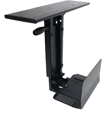 CPU support under the desk, CPU support adjustable under the desk and wall support for PC, hanging chassis base, 360 ° rotary lifting, main frame, adjustable wall support for PC, carriage support for pc.. Discover thousands of products on DIAYTAR Nigeria with delivery between 5 to 8 days across the country.