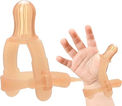Baby thumb suction cup from 0 to 3 years old - Silicone adjustable thumb protection for thumb therapy for 3 to 36 months, maximum width of the wrist from 1.97 "to 1.5".. Shop from anywhere in Nigeria and receive your DIAYTAR purchases at affordable prices within a week.