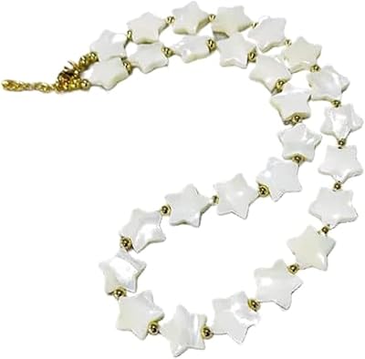 Star -shaped chain necklace in natural mother -of -pearl pn2235, 16 ", pearl, pearl.. Shop smarter with DIAYTAR NIGERIA's comprehensive catalog and budget-friendly 5-8 day delivery.