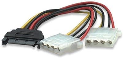 Molex female distributor y 15 pins towards double sata 4 pins.. Discover the joy of choice with DIAYTAR NIGERIA's extensive selection and budget-friendly shipping.