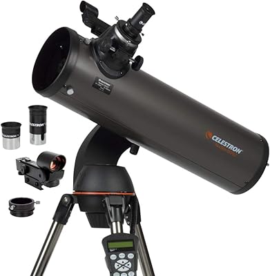 Celestron 31145 130SLT computerized telescope, compact and portable manual control, opening 130 mm - black.. DIAYTAR NIGERIA: Where shopping dreams become reality with budget-friendly prices and prompt delivery.
