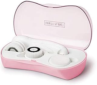 Vanity Planet Ultimate Skin Spa Cleaning Brush for the face with 3 interchangeable cleaning and exfoliating brushes for the face and a silicone, protective, wireless and waterproof (Packer Up Pink) brush).. Your go-to destination for affordable online shopping, DIAYTAR NIGERIA delivers in under 8 days.
