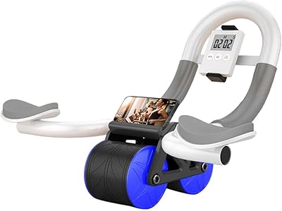 Abdominal roller wheel | Automatic rebound bodybuilding equipment | Gymnastics equipment at home with elbow and timer for men and women, Accessories for improving the Genie.. Shop smart with DIAYTAR NIGERIA, offering a vast product range delivered to your doorstep within a week.