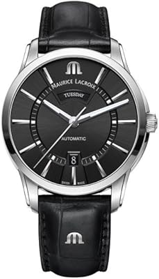 Swiss Automatic Watch Pontos For Man PT6358-SS001-330-1 by Pontos, Black, Mechanics.. Your complete e-commerce destination, DIAYTAR NIGERIA combines variety with budget-friendly nationwide shipping.