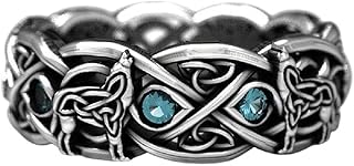 Wolf Ring for Men, Celtic Wolf Ring Topaze, Nordic Viking Head Ring Ring, Hip Hop Hip Hop For Men's Biker Ring, Punk Wolf Cross, Father's Day gift jewelry, Accessories.. DIAYTAR NIGERIA delivers what you want at prices you'll love, all within 5-8 days nationwide.