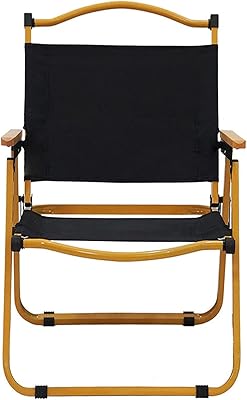 Folding Camping Chair Outdoor Goronb, Ultra Light Portable Chair With Wooden Handle and Aluminum Support, Stable Folding Chair for Barbecue, Hiking, Fishing, Picnic, Voyage.. From household needs to gadgets, DIAYTAR Nigeria has it all.