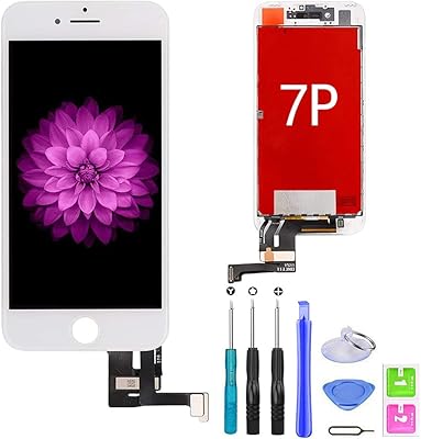IPhone 7 Plus, White compatible replacement screen, LCD touch screen scanning assembly kit with 3D tactile repair tools.. Shop smarter with Nigeria's premier e-commerce platform, featuring affordable products delivered nationwide.