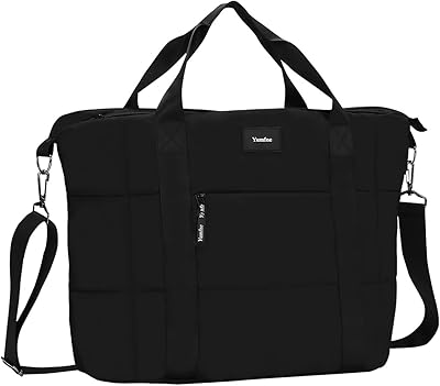 Large tote handbag for women adapted to weekend trips with padded shoulder bag with zipper for work and school, black color.. DIAYTAR NIGERIA: Simplifying access to thousands of products with affordable nationwide shipping.