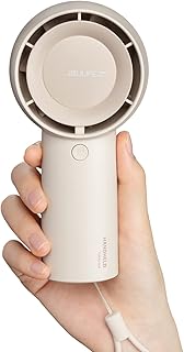 Portable fan Gizleaf Turbo [max. 16 hours of cooling time] Mini rechargeable portable fan by USB 4000 mAh, mini pocket fan powered by battery with 5 speeds for travel, exterior, house, office - brown.. Fast, affordable, and reliable — that’s the DIAYTAR Nigeria experience.