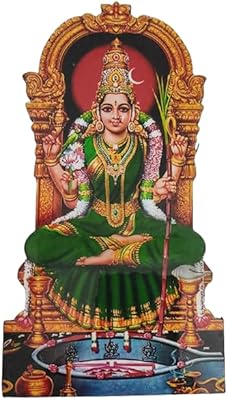 Vile goddess shri kanchi kamakshi statue of the holy divine blessing wooden frame.. Experience satisfaction guaranteed with DIAYTAR NIGERIA's comprehensive platform and quick delivery.