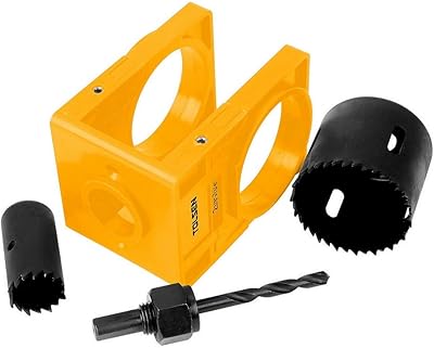 Tolsun door lock installation kit - adjustable wooden installation kit for the installation of bolts and locks.. DIAYTAR NIGERIA brings the marketplace to your screen with affordable products delivered in 5-8 days.