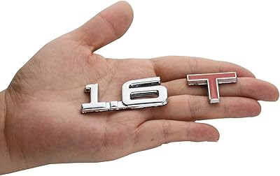 A 1.6T Turbo room 3D metal chest emblem Badge replacement sticker for cars.. DIAYTAR NIGERIA connects you with thousands of products at competitive prices, delivered within a week.