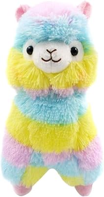 35 cm Arc-en-ciel in alpaca plush Lama Lama doll in soft soft plush toilet pillow pillow prize for children for children.. DIAYTAR NIGERIA: Where affordable shopping meets reliable nationwide delivery in less than a week.