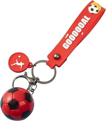 Key holders with football charm trendy keychain for men and women to car clip.. Shop the future with DIAYTAR NIGERIA - thousands of products, unbeatable prices, delivery within a week.