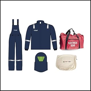 Tarak Flash Arc set-12 Cal with overalls, coats and hoods (Kit-AF12-TABL-SBHD) (2x-Large).. DIAYTAR NIGERIA brings affordable shopping to your fingertips with reliable delivery in less than 8 days.