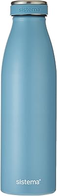 Sistema stainless steel bottle, light blue, 500 ml, 5500.. Find everything you need at prices you'll love with DIAYTAR NIGERIA's comprehensive e-commerce platform.