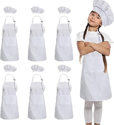Deyoung child kitchen apron 12 adjustable rooms with pockets (size L for 3-6 years).. For everyday items and more, trust DIAYTAR Nigeria.