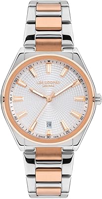 Women's analog watch LC07335.530, silver/pink gold, silver/pink gold, bracelet.. Experience the ease of modern shopping with DIAYTAR NIGERIA's diverse marketplace delivered promptly.