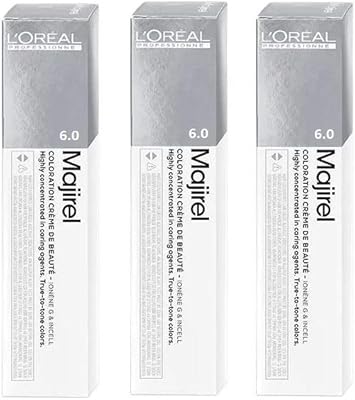 L'Oréal Professional Cream Majirel 6.0 - 3 x 50 ml.. DIAYTAR NIGERIA delivers more than products - we deliver affordable shopping satisfaction nationwide.