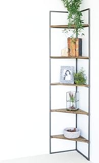 Wooden and Bologna steel shelf, wooden and steel storage shelf for living room and interior decoration.. Easy checkout, quick delivery — shop now on DIAYTAR Nigeria.