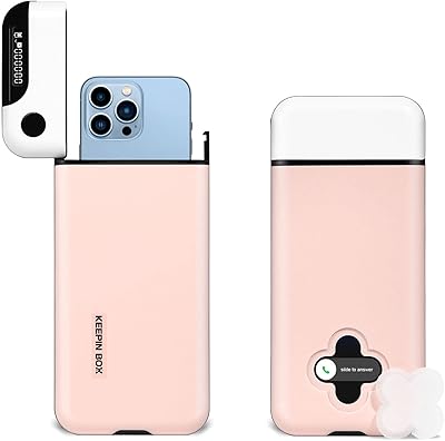 Mobile phone lock box with timer, portable time locking box for iPhone and Android, helps self -discipline and concentration to achieve objectives, prevents the phone dependence (pink).. DIAYTAR NIGERIA connects your desires with reality through our affordable e-commerce platform and quick delivery.