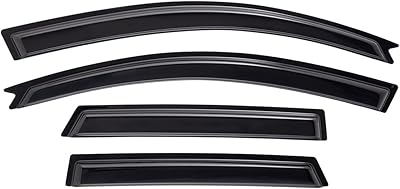 Lightronic WV94909 Lot of 4 protections against rain for side windows with outdoor mounting, for Mazda 3 Hatchback 2004-2009 (except sedan).. DIAYTAR NIGERIA combines affordability with convenience, delivering your purchases within 5-8 days.