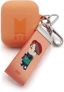 Silicone shell for AirPods 1.2 with official BTS logo with jimin strap.. Shop confidently with Nigeria's most trusted e-commerce platform, offering swift and affordable delivery.