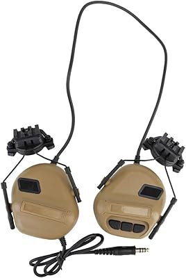 Tactical helmet with hearing protection, sound amplification and noise reduction with removable microphone for hunting and shooting.. DIAYTAR NIGERIA: Where affordability meets reliability with thousands of products delivered promptly.