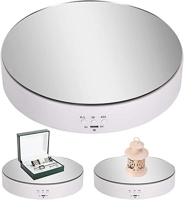 3 -speed 360 -degree rotary rotary rotary Skido display, 360 degree rotary jewelry, jewelry support powered by battery for photography and video.. DIAYTAR NIGERIA: Where shopping meets satisfaction with affordable prices and prompt delivery services.