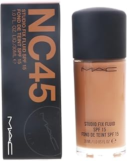 Fluid foundation Mac Studio Fix SPF 15 - 30 ml, NC45.. DIAYTAR NIGERIA redefines convenience with our diverse marketplace and affordable nationwide shipping.