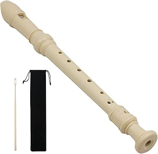 Soprano discount beak, 8 German -style 8 -hole music instrument with cleaning up and storage bag for beginners (ivory white).. DIAYTAR NIGERIA stands as your affordable shopping ally with nationwide delivery in just 5-8 days.