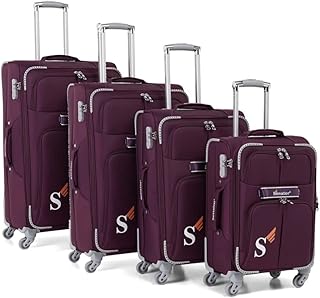 Set of flexible light nylon luggage with 4 casters.. DIAYTAR NIGERIA: Connecting every Nigerian with quality products at prices everyone can afford.