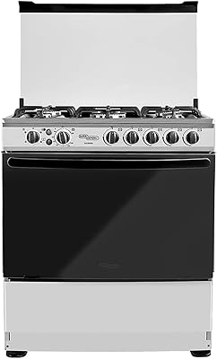 Fixed gas oven without super general support, silver color - SGC 801 FS SS.. DIAYTAR NIGERIA redefines convenience with our vast product selection and swift nationwide delivery.
