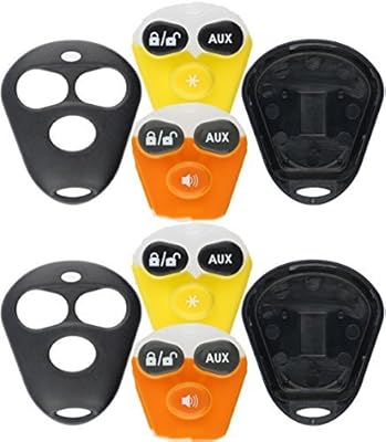 Remote without key key to car key, spare shell for car key, compatible with the Viper Ezsde1474v 3B spare alarm (Lot of 2).. DIAYTAR NIGERIA: Where every purchase is affordable and delivery is always within a week.