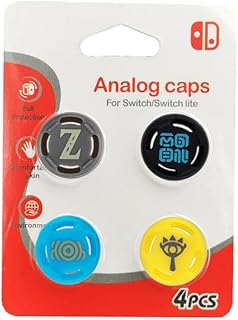 Neslin thumb handle caps for The Legend of Zelda, flexible silicone joystick cover compatible with Nintendo Switch/Switch Oled/Switch Lite - 4pcs.. Looking for quality and speed? You’ll find both at DIAYTAR Nigeria.