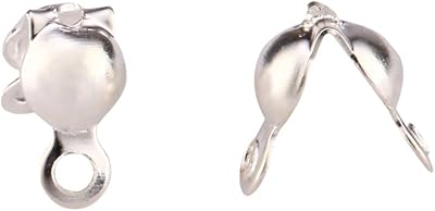 50pcs Adabele coverage knot of Calot Festonne in silver resistant to tarnish with 2 loops (4 mm cup) for the manufacture of BF48-1 jewelry.. Experience the satisfaction of affordable shopping with DIAYTAR NIGERIA's nationwide 5-8 day delivery.