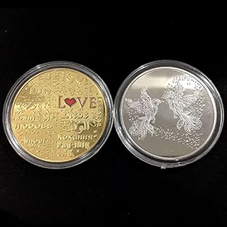 Commemorative part 2 rooms in silver gold plated gold 2019 Love Coin.. DIAYTAR NIGERIA: Where every search yields affordable results delivered promptly to your door.