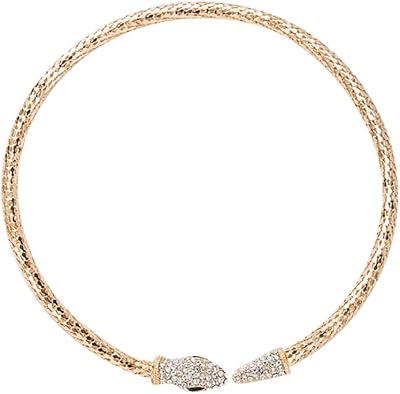 Curved bracelet in the shape of a stretch snake with rhinestones for women and ladies, jewelry bracelet.. DIAYTAR NIGERIA: Empowering Nigerians with access to affordable products delivered within 8 days.