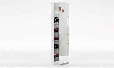 A to Z furniture - shoe cabinet with mirror like white.. DIAYTAR NIGERIA: Where quality products become affordable with our nationwide shipping service.