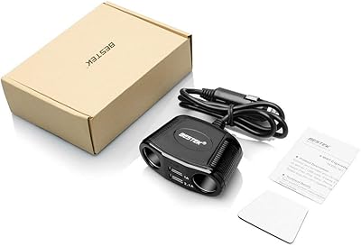 Bestek 12 V/24 V car cigarette lighter with two USB ports for iPhone, iPad, Samsung, GPS, on-board camera, radar detector and more.. DIAYTAR NIGERIA: Your one-stop e-commerce destination with affordable prices and nationwide delivery in 5-8 days.