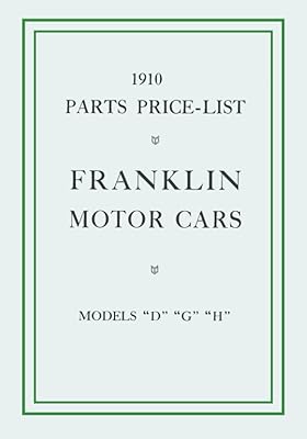 Party price list 1910 Franklin Motor Cars "D" models.. DIAYTAR NIGERIA: Your partner in affordable online shopping with reliable 5-8 day shipping nationwide.