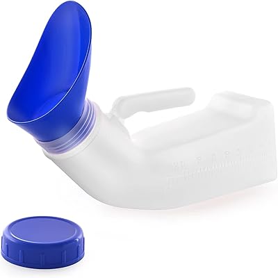 Portable pee cup for women with screw cap and funnel.. DIAYTAR NIGERIA: Your partner in affordable online retail with reliable shipping across Nigeria.