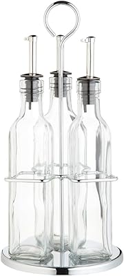 Set of Italian oil and vinegar bottles World of Flavors with support.. Looking for great deals without compromising on quality? DIAYTAR Nigeria brings you thousands of top products at affordable rates, delivered straight to your doorstep.