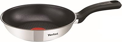 Tefal Comfort Max non -stick frying stove in 20 cm stainless steel, silver.. Shop easy, pay less, get it fast — with DIAYTAR Nigeria.